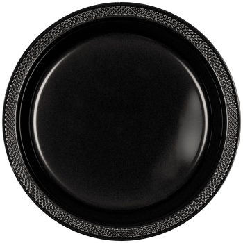 Image de BLACK - 7" PLASTIC PLATE 