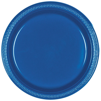Image de ROYAL BLUE - 7" PLASTIC PLATE 