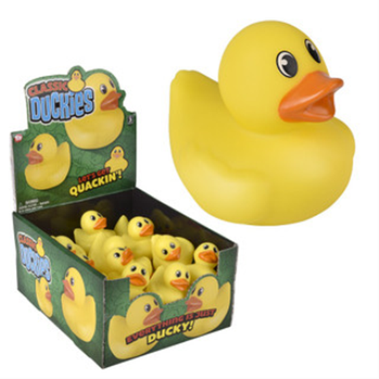 Image sur FAVOUR - 2" BULK RUBBER DUCKIES - PLAIN YELLOW