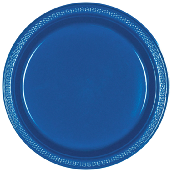 Image sur ROYAL BLUE - 10" PLASTIC PLATE