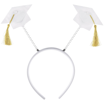 Picture of WEARABLES - Grad Cap Headbopper - White