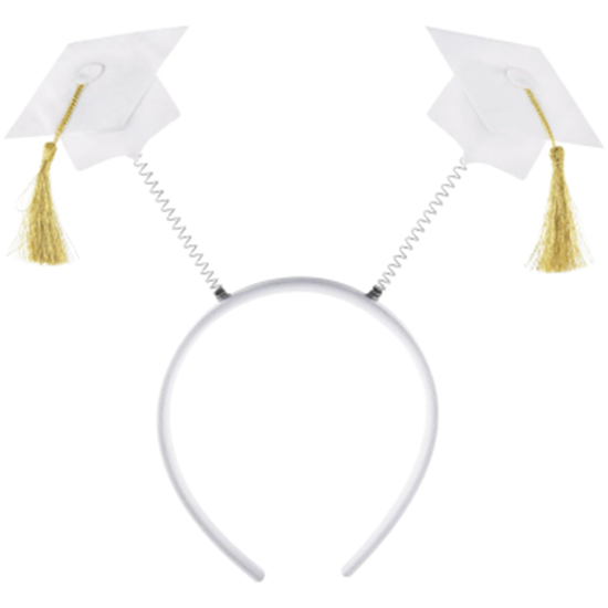 Picture of WEARABLES - Grad Cap Headbopper - White