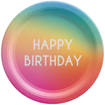 Image de TABLEWARE - Digital Dream/ Vibrant Ombre 9" Plates