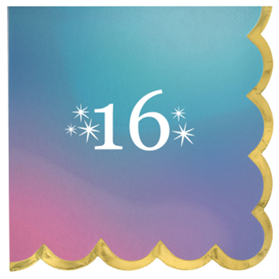 Image sur TABLEWARE - Digital Dream Beverage Napkins - 16