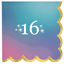 Image de TABLEWARE - Digital Dream Beverage Napkins - 16