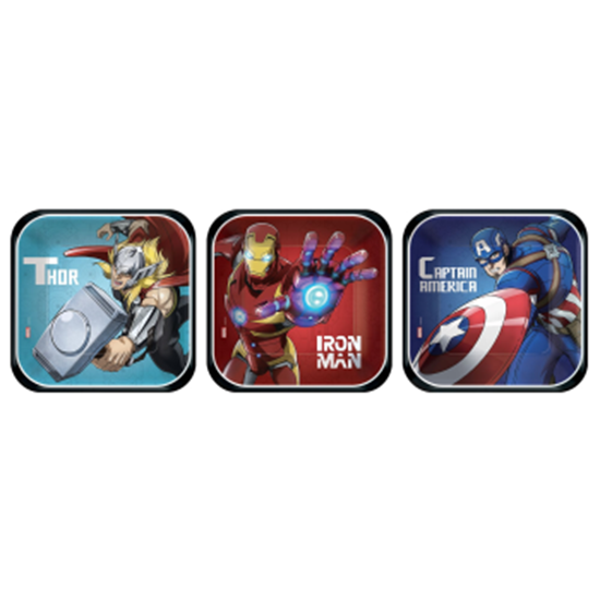 Picture of Avengers Core 7" Square Plates