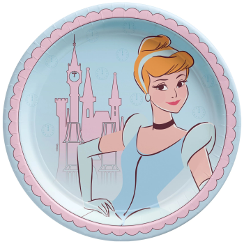 Picture of Disney Princess Round Plates 9" - Cinderella