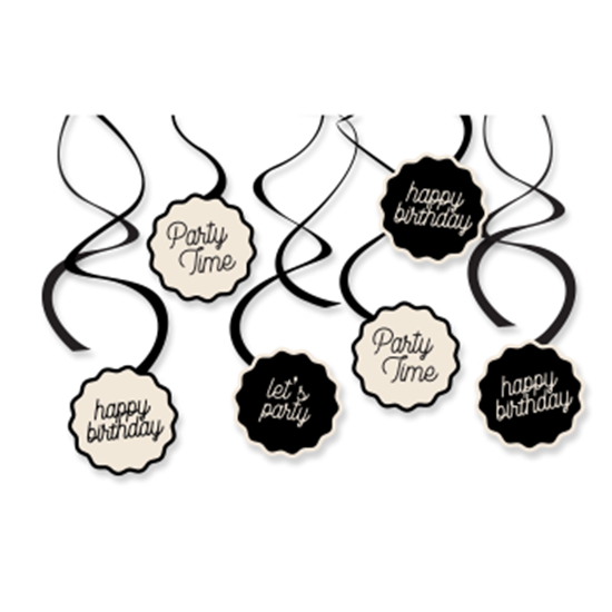 Image sur DECOR - Birthday Chic Birthday Swirls