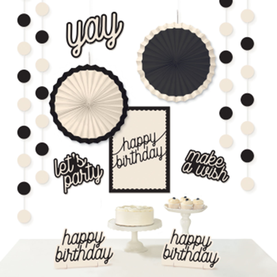 Image sur DECOR - Birthday Chic Birthday Decorating Kit
