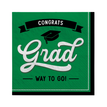 Picture of TABLEWARE - School Spirit Luncheon Napkins - Green