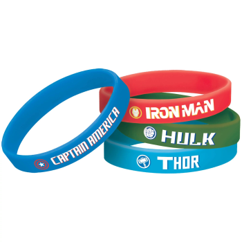 Picture of Avengers Core Rubber Bracelets