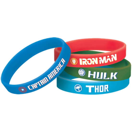 Picture of Avengers Core Rubber Bracelets
