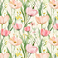 Image de FLORAL LUNCHEON NAPKINS - BLUSH TULIPS