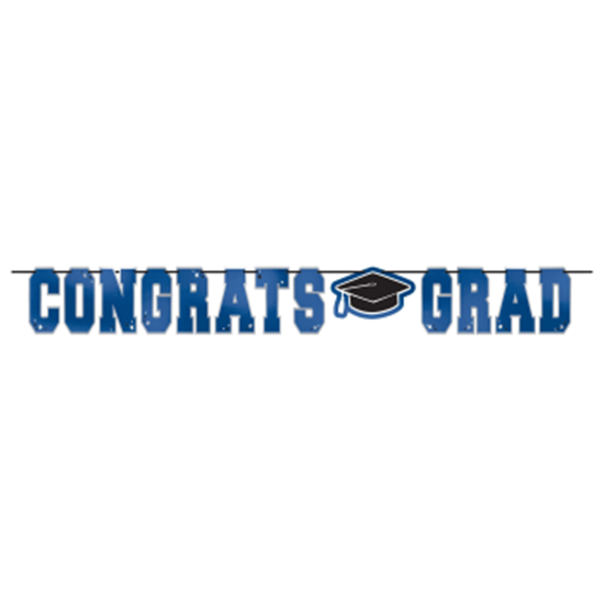 Picture of DECOR - Large Foil Letter Banner - Blue