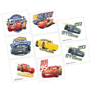 Picture of Disney/Pixar Cars 3 Tattoos