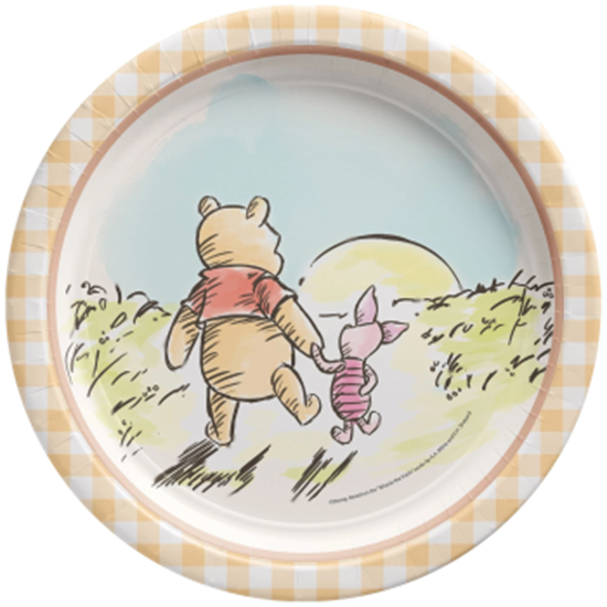 Picture of Winnie the Pooh 9" Round Plates