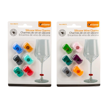 Image de COCKTAIL - SILICONE WINE CHARMS