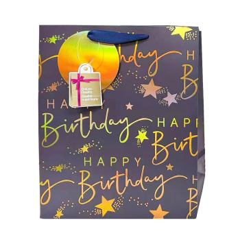 Picture of BAGS - HAPPY BDAY MEDIUM GIFT BAG 