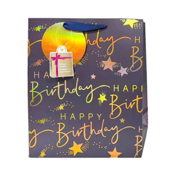 Picture of BAGS - HAPPY BDAY MEDIUM GIFT BAG 