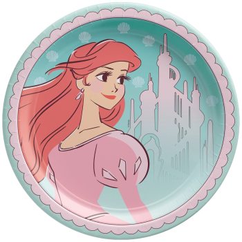 Picture of Disney Princess Round Plates 9" - Ariel
