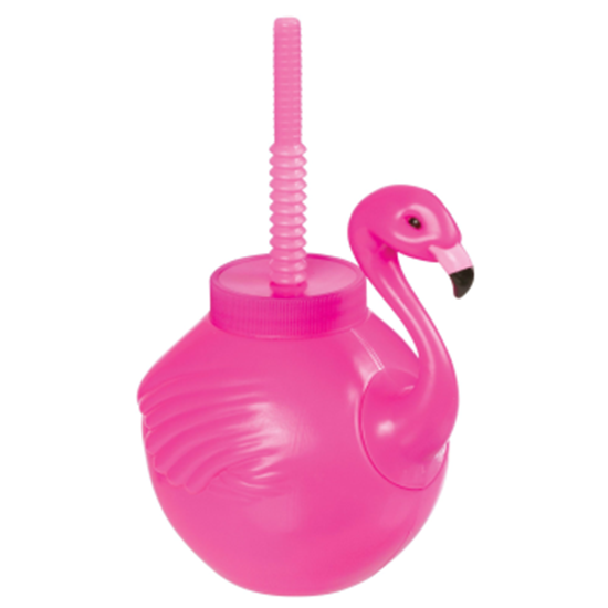 Image sur TABLEWARE - 18OZ FLAMINGO SIPPY CUP