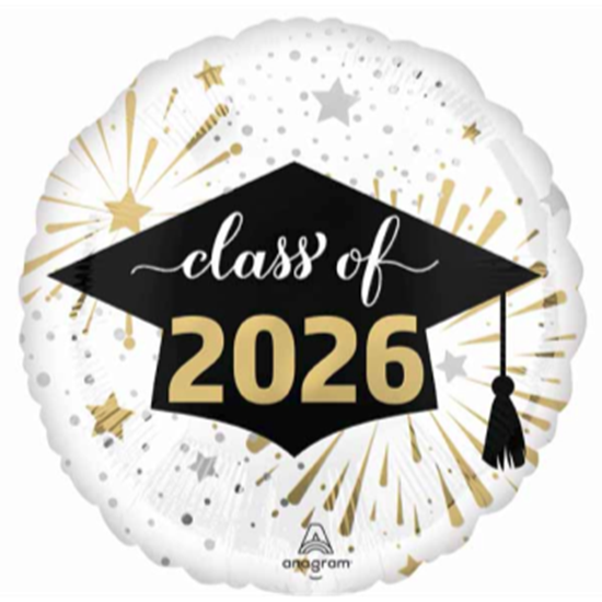 Picture of 18" FOIL - CLASS OF "2026"