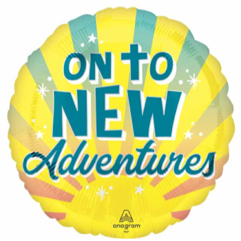 Image de 18'' FOIL - ON TO NEW ADVENTURES