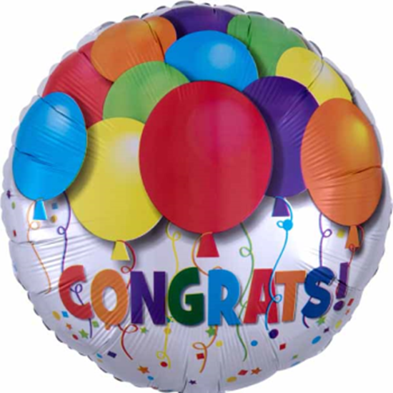Image sur 18" FOIL - BOLD CONGRATS BALLOON
