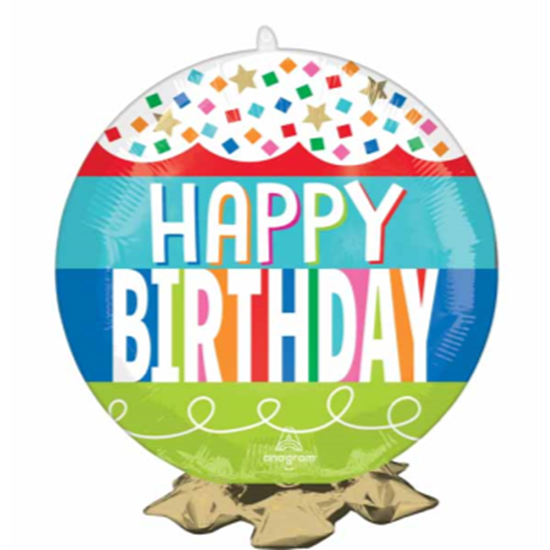 Picture of FRILLZ - 19" RAINBOW HBD WISHES - air only 