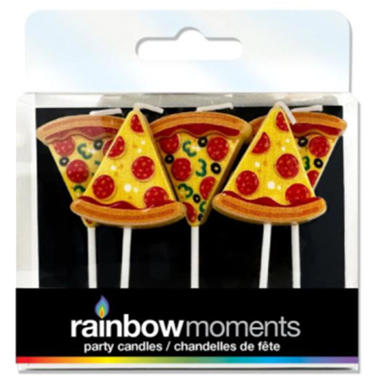 Picture of PIZZA SLICES SHAPED CANDLES