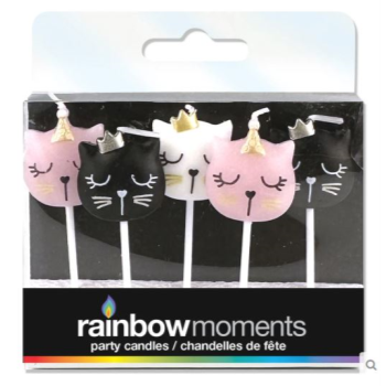 Picture of CAT PRINCESS CAT SHAPED CANDLES