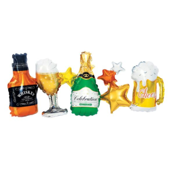 Picture of 27" BALLOON GARLAND AIR FILLED - CHAMPAGNE THEME