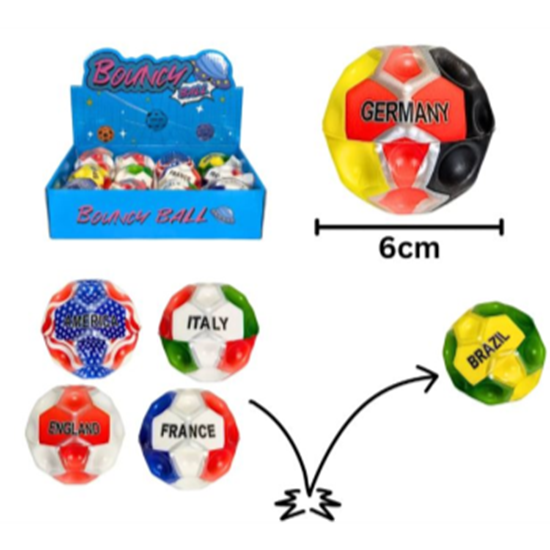 Image sur SOCCER - Hi Bounce Ball Teams 6.5cm