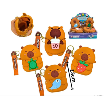 Picture of FAVOUR - CAPYBARA SILICONE COIN POUCH
