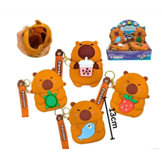 Picture of FAVOUR - CAPYBARA SILICONE COIN POUCH
