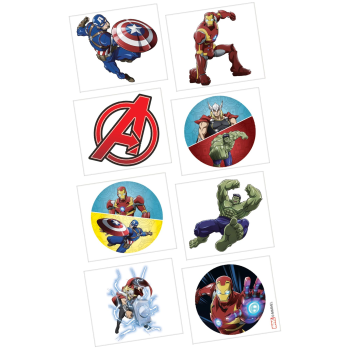 Picture of Avengers Core Tattoos