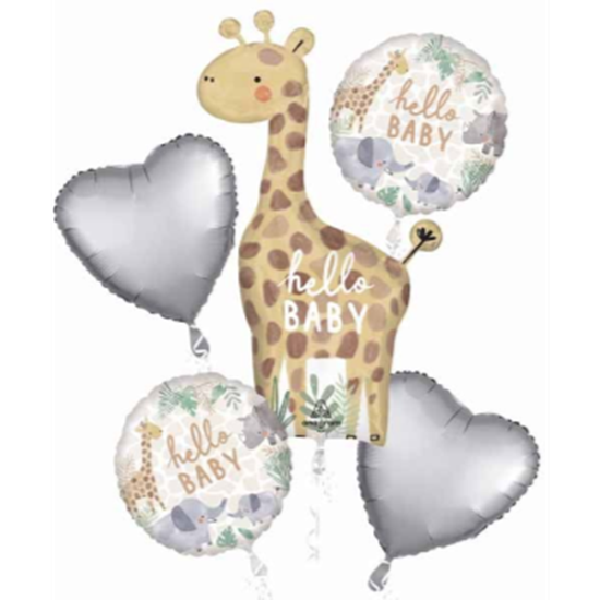 Image sur SOFT JUNGLE BABY BOUQUET