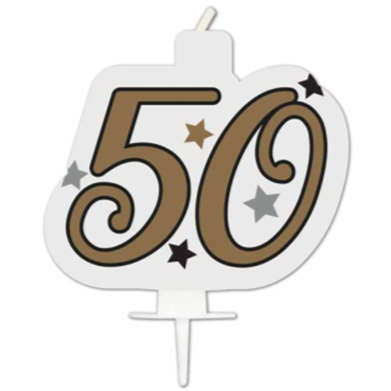 Picture of 50TH - MILESTONE CANDLE