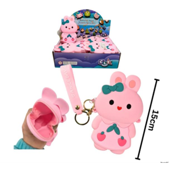 Image sur FAVOUR - BUNNY SILICONE COIN POUCH