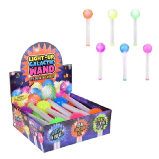 Picture of FAVOUR - LIGHT UP SPIKY GALATIC WAND 9"
