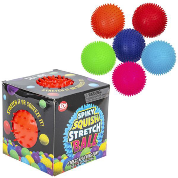 Picture of FAVOUR - SQUISHY SPIKY STRETCH YUMMY BALL 4"