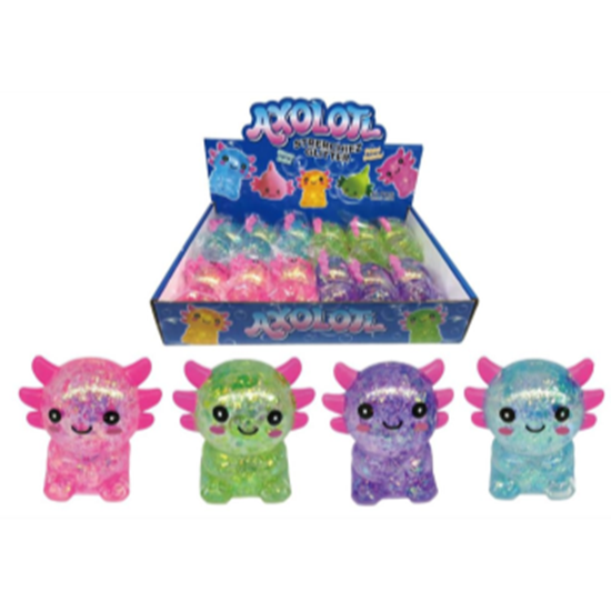 Picture of FAVOUR - SQUISHY SQUEEZE GLITTER AXOLOTL