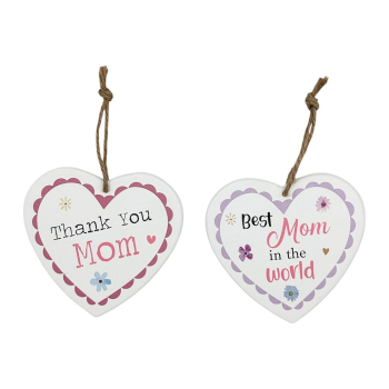 Image de MOTHER'S DAY - MDF HEART SHAPE SIGN