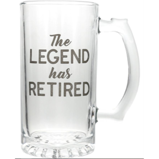 Image sur GIFT LINE - THE LEGEND HAS RETIRED BEER STEIN
