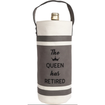 Image de GIFT LINE - THE QUEEN HAS RETIRED WINE BAG