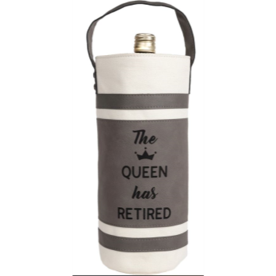 Image sur GIFT LINE - THE QUEEN HAS RETIRED WINE BAG