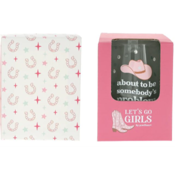 Picture of GIFT LINE - SOMEBODY'S PROBLEM STEMLESS WINE GLASS