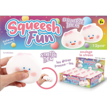 Picture of FAVOUR - SQUISHY Squeeze Dumplings - WHITE