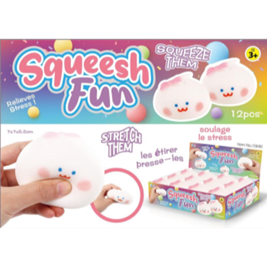 Picture of FAVOUR - SQUISHY Squeeze Dumplings - WHITE