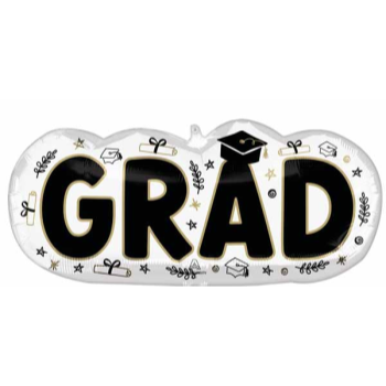 Picture of 30'' FOIL - GRAD SKETCHED SUPERSHAPE